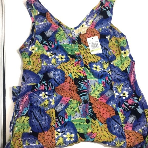 3/$30 NWT Michael Kors tropical patchwork skort … - Picture 1 of 4